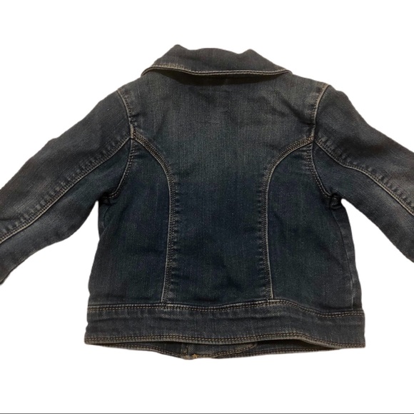 Old Navy Girls Denim-Knit Moto Jacket - Picture 5 of 7